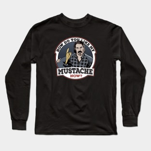 Mustache for the Win Long Sleeve T-Shirt